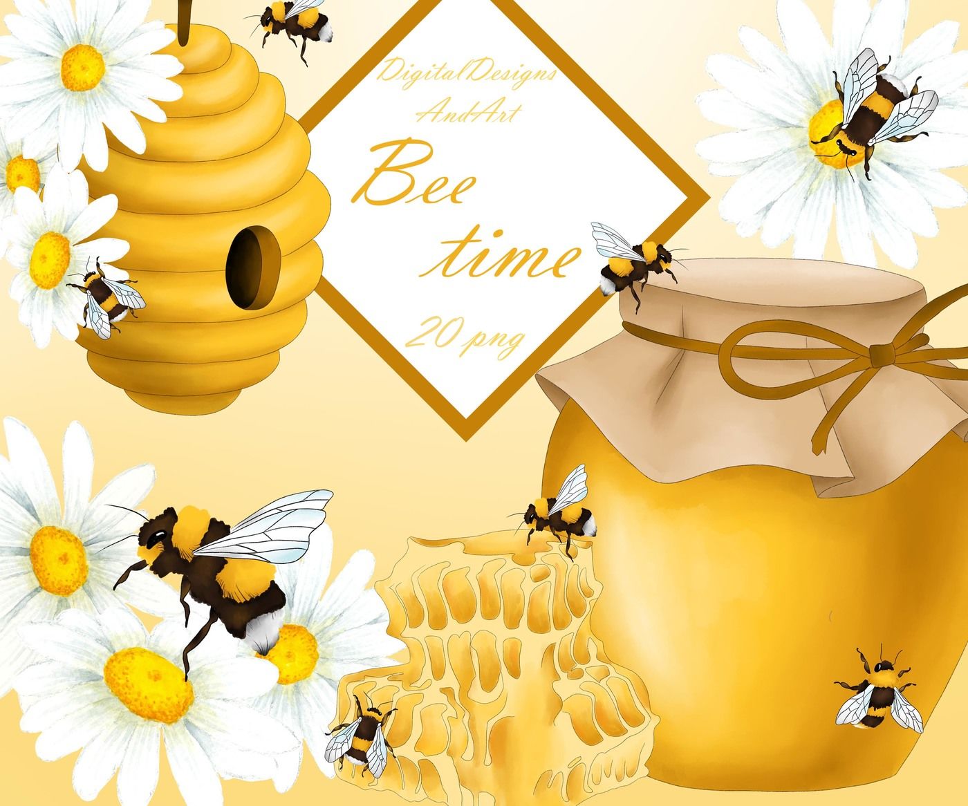 Bee Clip Art