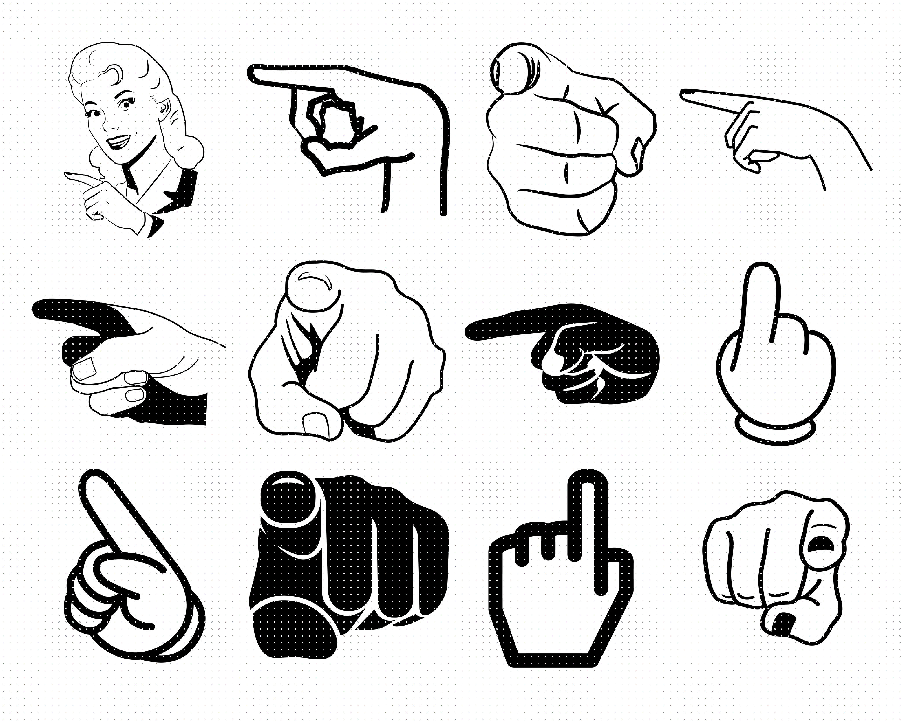 Middle Finger SVG For Cricut Free