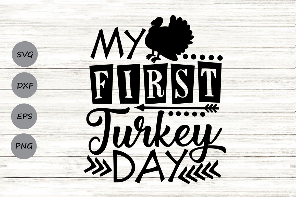 My First Thanksgiving Turkey SVG