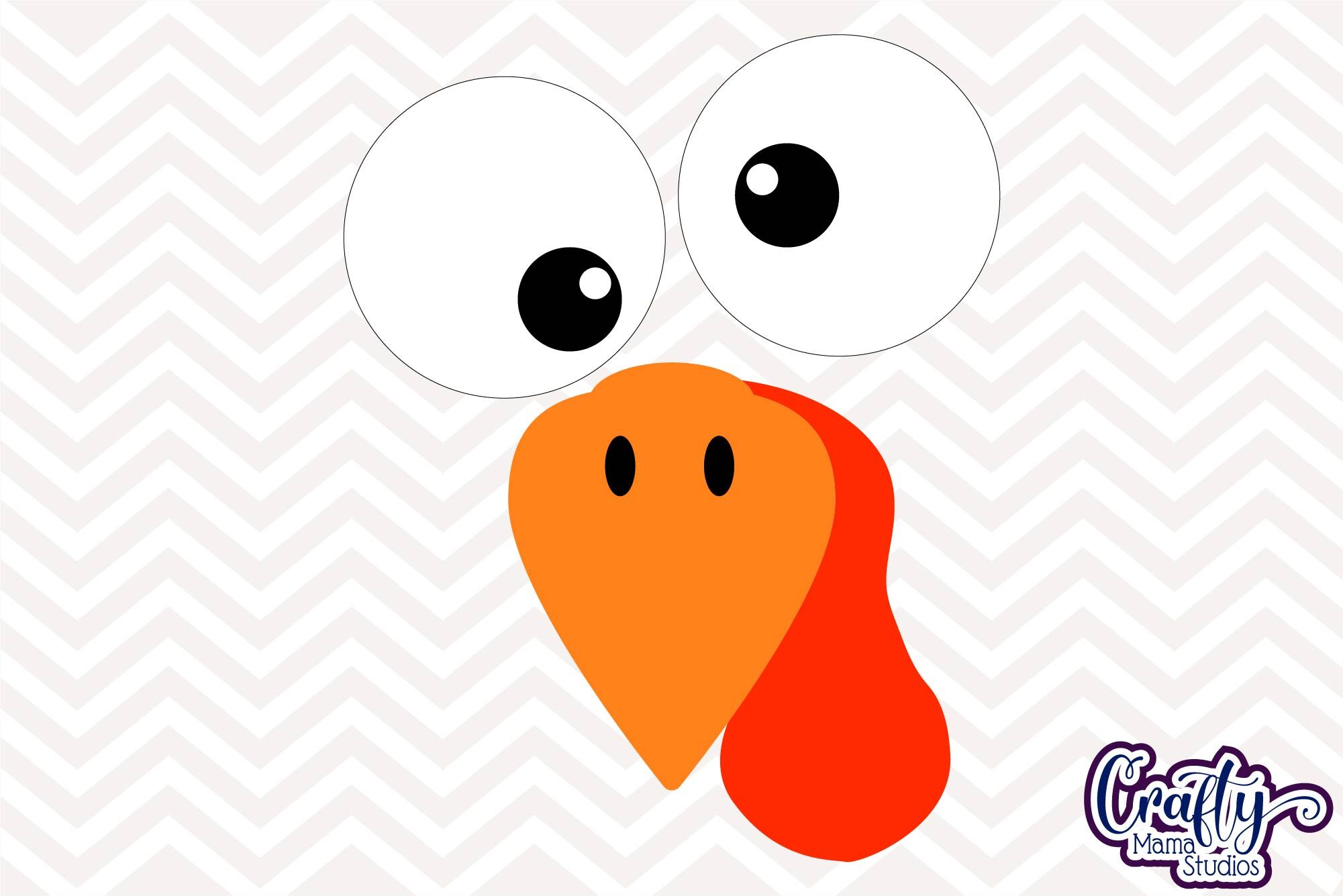 Template Turkey Face Clipart