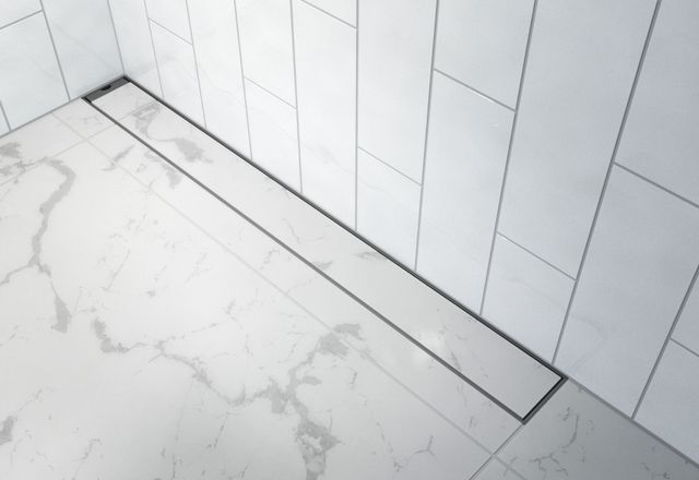 Shower channels and grates from Veitch Stainless Steel