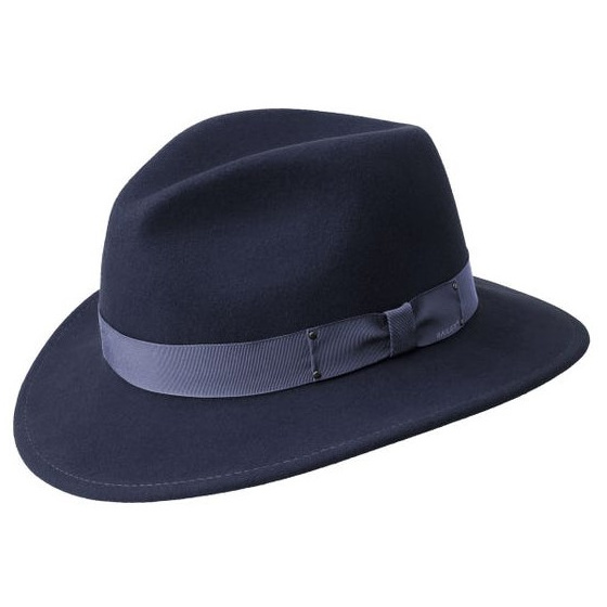 Fedora Curtis Hat Navy - Bailey