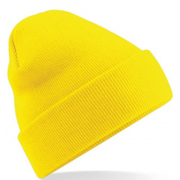 Long Acrylic Beanie Yellow - Beechfield