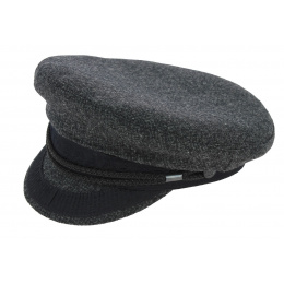 Camaret Grey Wool Marin Cap - Mtm