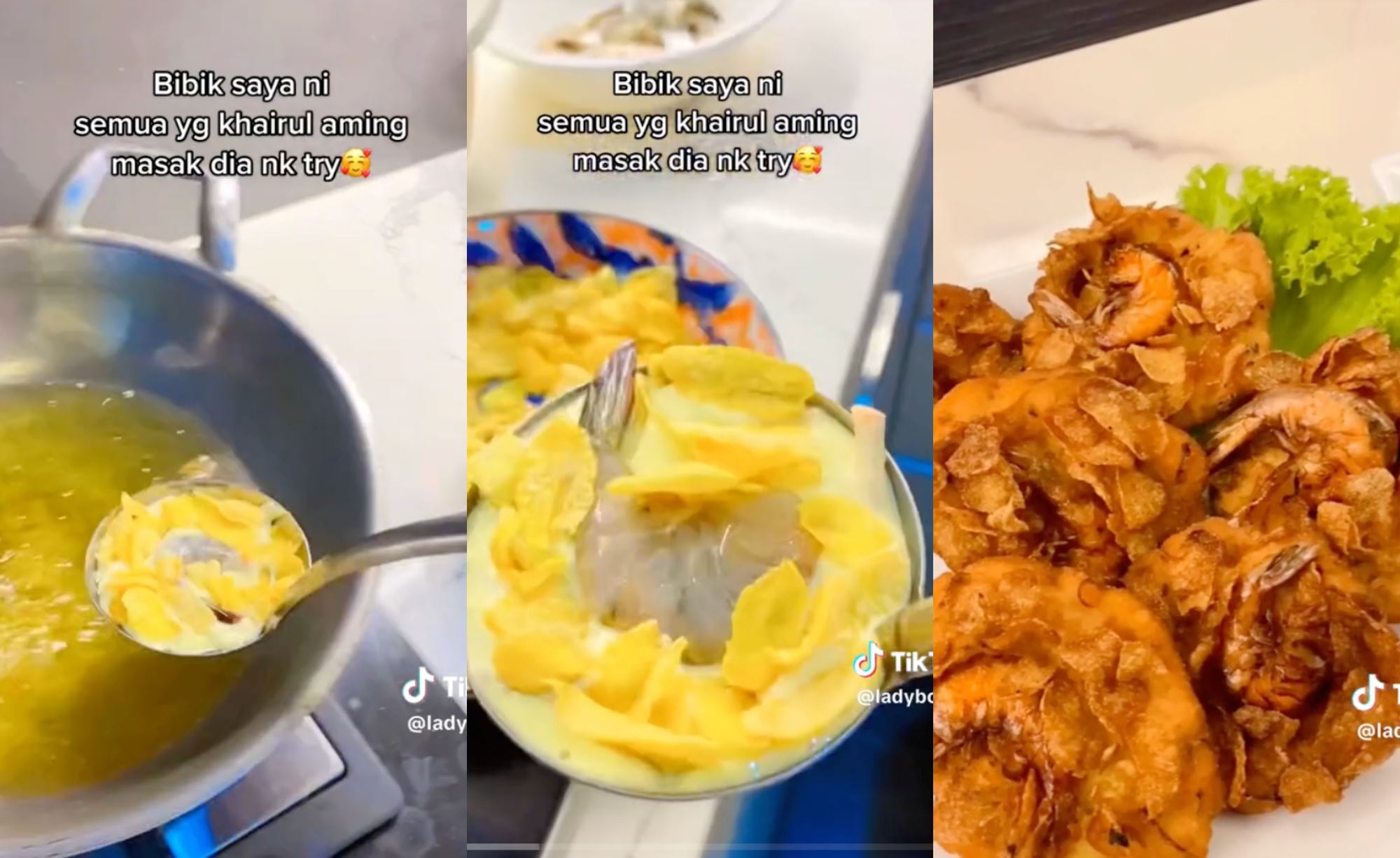 “she’s so talented!” helper cooking up a storm using khairul aming’s recipes, m’sians amazed!