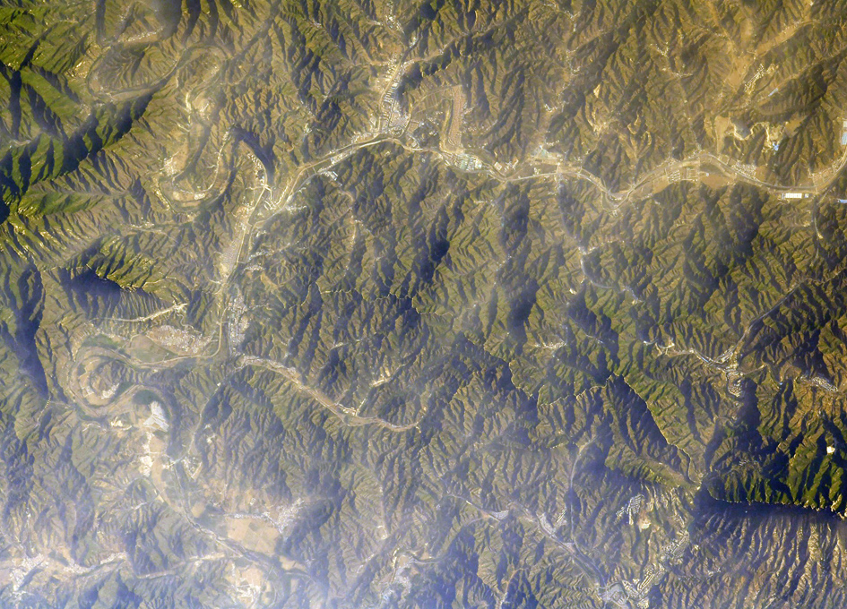 The Great Wall of China As Seen From Orbit