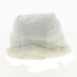 White Christening Bonnet for Children - Traclet