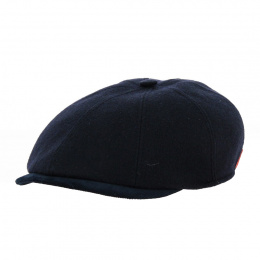 Teflon Cotton Flat Cap Blue - Marone