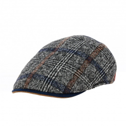 Fernand Grey Flat Cap - Marone