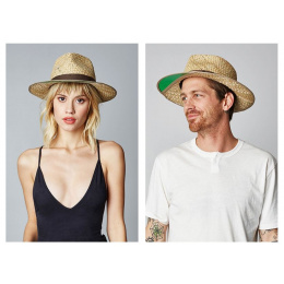 Fedora Hunter Natural Straw Hat - Brixton