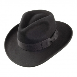 Chapeau Traveller Noir Ford Indiana Jones Jaxon