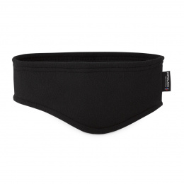 Children's Bison Fleece Headband Black- Pipolaki