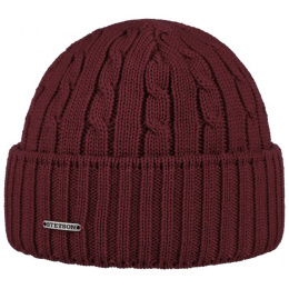 Bonnet Court Georgia Tricot Laine Bordeaux - Stetson