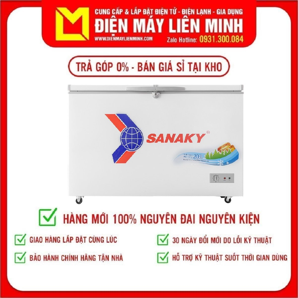 CHỈ GIAO HCM] Tủ đông Inverter Sanaky VH-4099A3 400 lít, Dàn lạnh ...