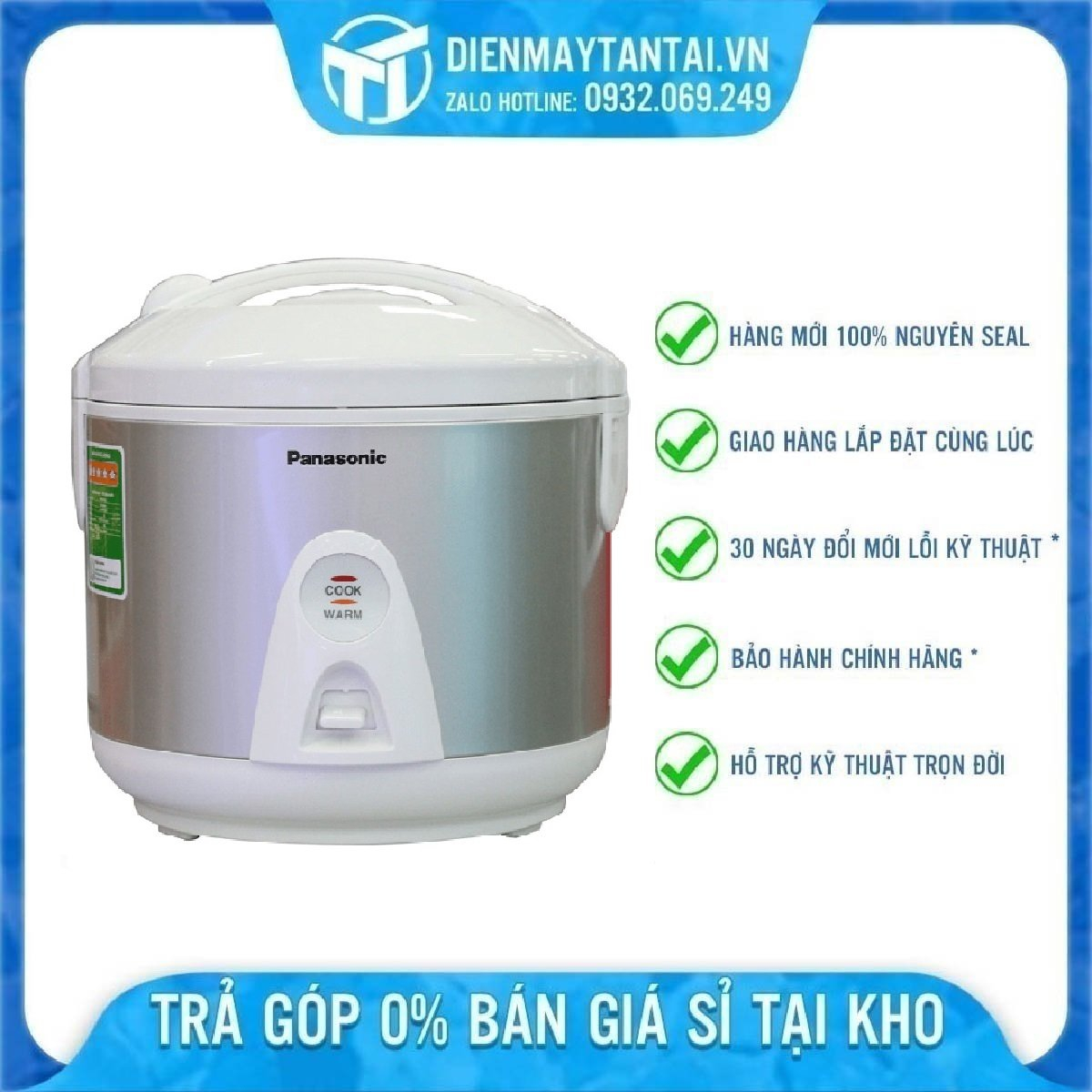 CHỈ GIAO HCM] Nồi cơm điện cơ 1,8L Panasonic PANC-SR-MVN18LRAX ...