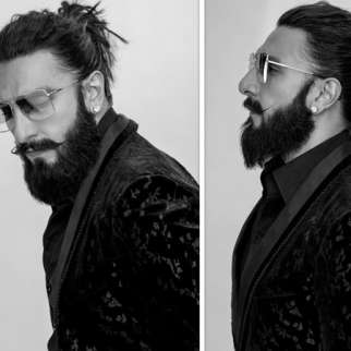 Ranveer Singh redefines power dressing in all-black velvet ensemble, sunglasses, and a man bun