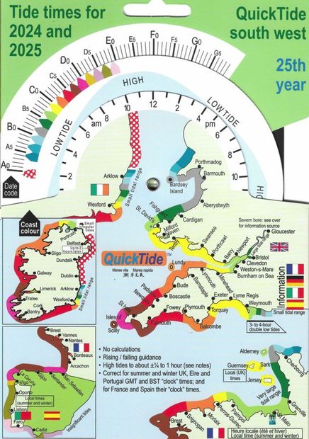 QuickTide South West: Tide Times for 2024 and 2025 | NHBS Wildlife ...