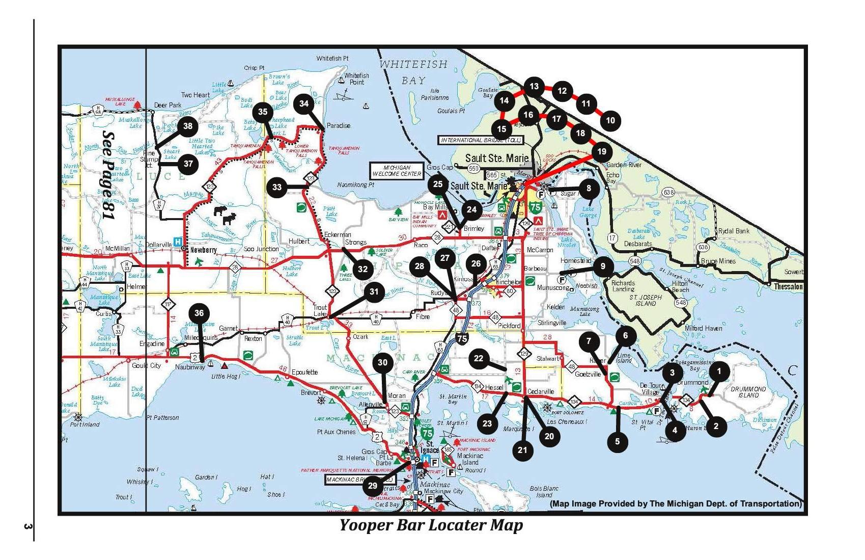 Map Of The Upper Peninsula Maps Catalog Online - Bank2home.com