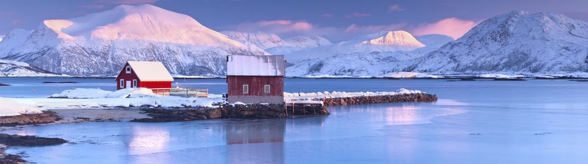 Lofoten im Winter in Norwegen