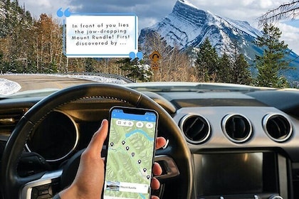 Smartphone Audio Driving Tour between Banff and Calgary