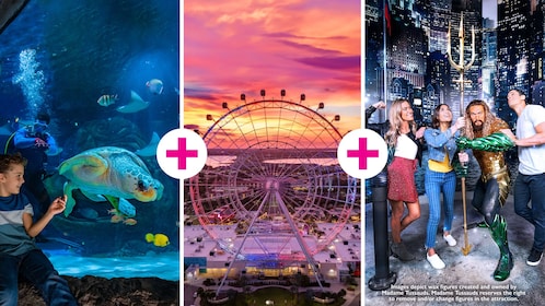 Ikon Park: SEA LIFE Aquarium, Madame Tussauds eller The Orlando Eye Valgmul...