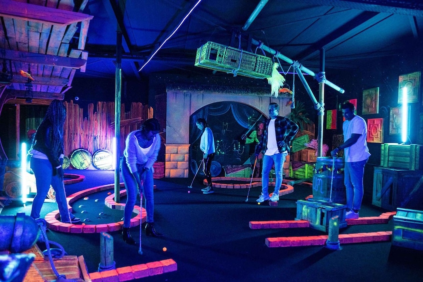 Picture 5 for Activity Amsterdam: 12-Hole Glow-in-the-Dark Mini-Golf Experience