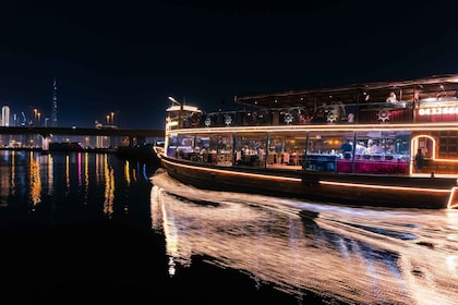 Dubai: Luxury Canal Dinner Cruise with Optional Transfers