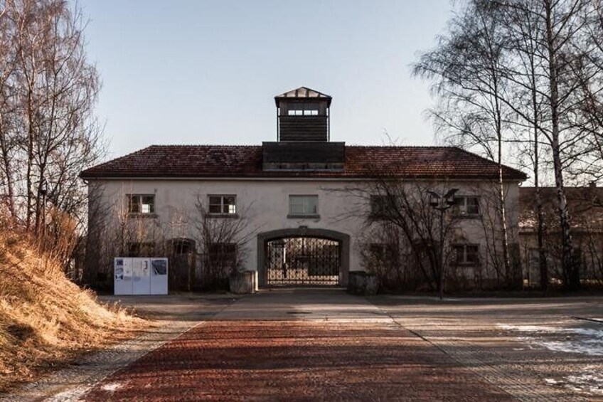 Jourhaus the main entrance the the concentration camp.