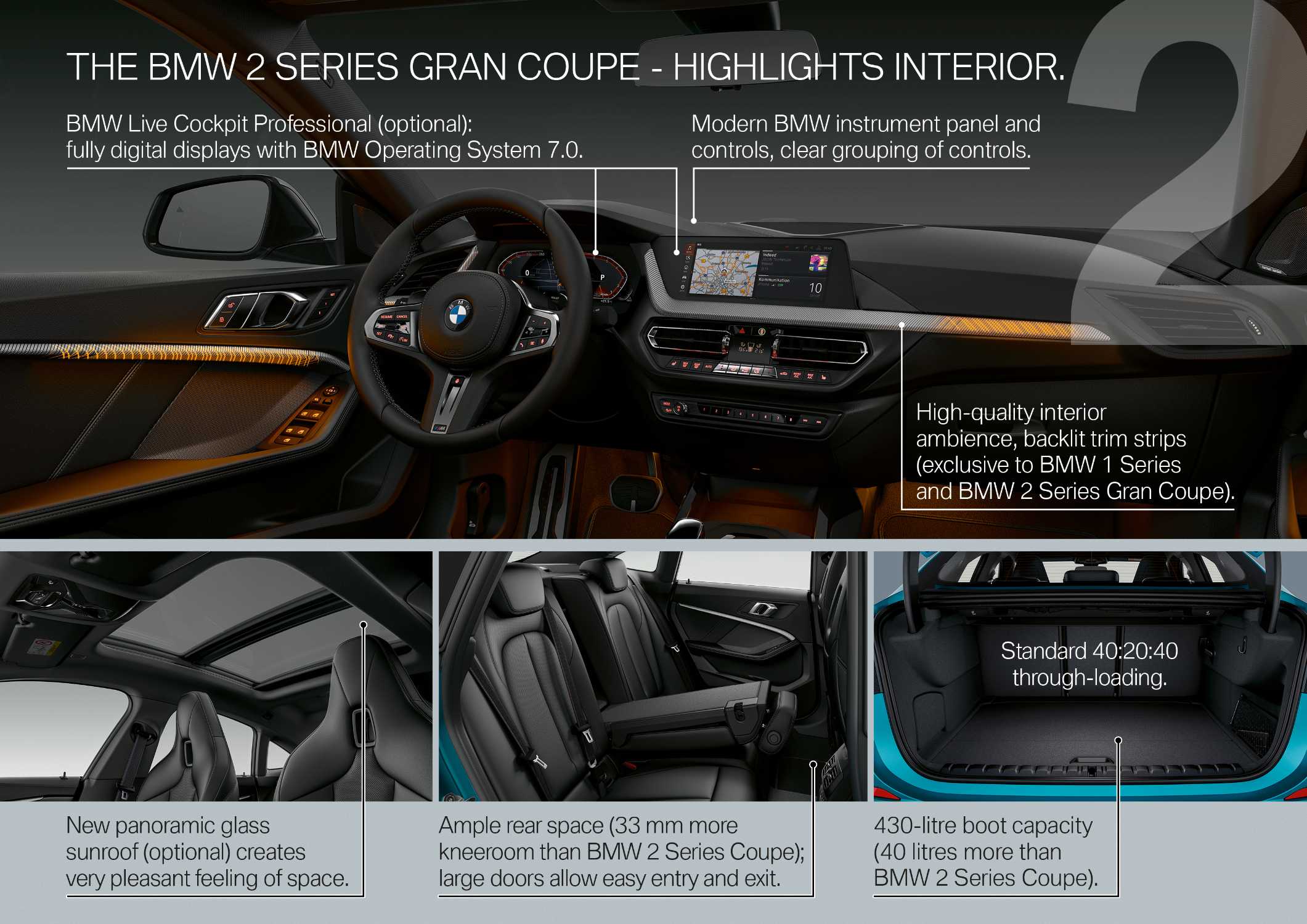 The all-new BMW 2 Series Gran Coupe -  Product Highlights (10/2019).