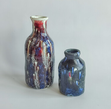 Design intitulada "Set of two bottles…" por Olga Suvorova, Obras de arte originais, Quadro de Arte