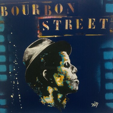 Colagens intitulada "Bourbon street" por Bad, Obras de arte originais, Colagens