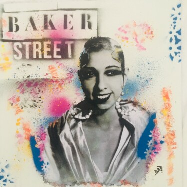 Colagens intitulada "Baker Street" por Bad, Obras de arte originais, Colagens