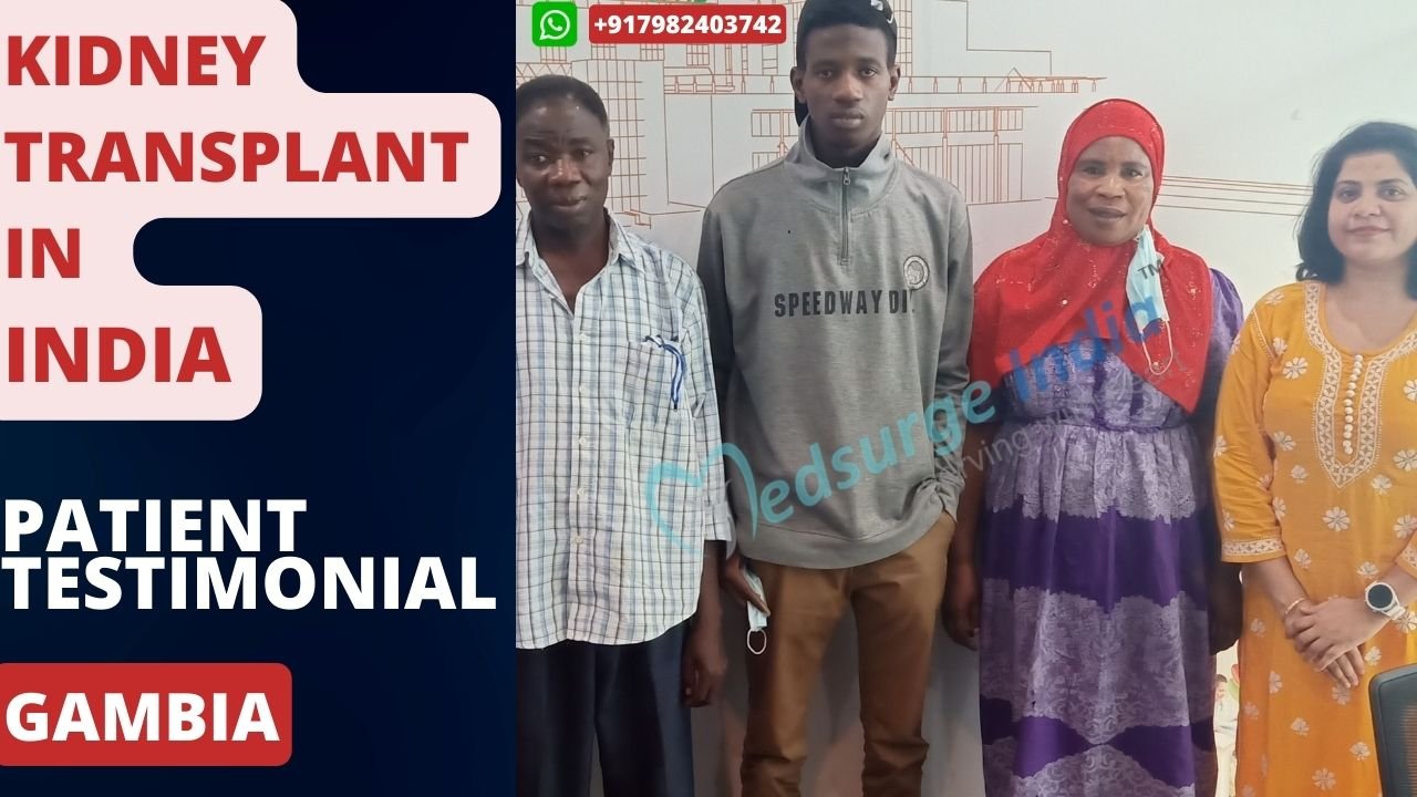 Kidney Transplant Surgery of Alfusainey Sanyang From Gambia