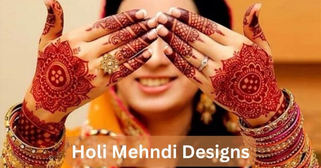 Holi mehndi design ideas