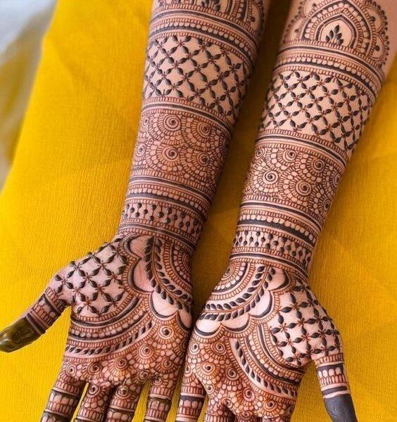 Full Hand Mehndi Design 