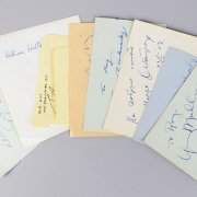 Musical & Song Writer Composer Signed Lot (10) Vintage Album Cuts (JSA)