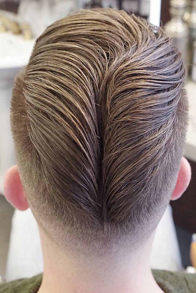 Duck tail Haircut With Undercut #ducktaihaircut #retrohair #50shairstyles