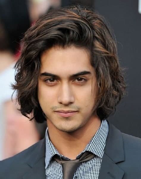 indian men shaggy hairstyles for long hair