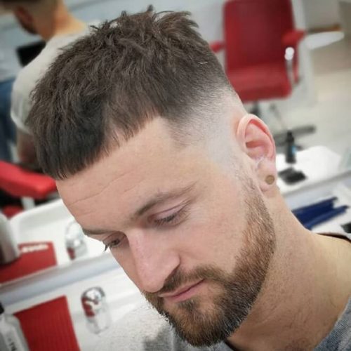 35 Popular Men's Short Back & Sides Hairuts Tapered Short Back And Sides Hairsytle Short Messy French Crop