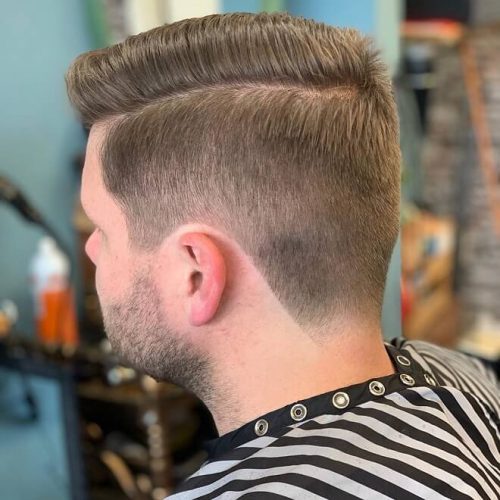 Side Swept Quiff Haircut 35 Popular Men's Short Back & Sides Hairuts Tapered Short Back And Sides Hairsytle