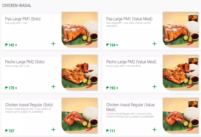 MANG INASAL CHICKEN INASAL MENU WITH PRICES