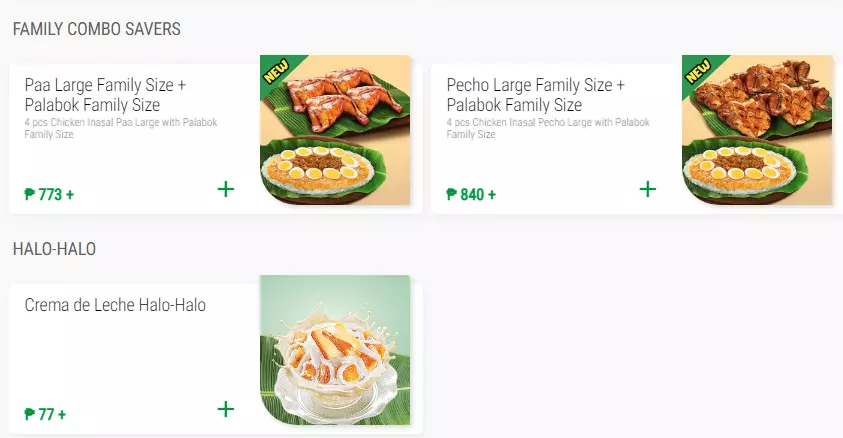 MANG INASAL HALO-HALO MENU PRICES