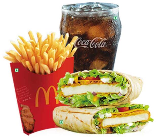 Spicy Paneer Wrap - Mcdonalds Worldwide Menu