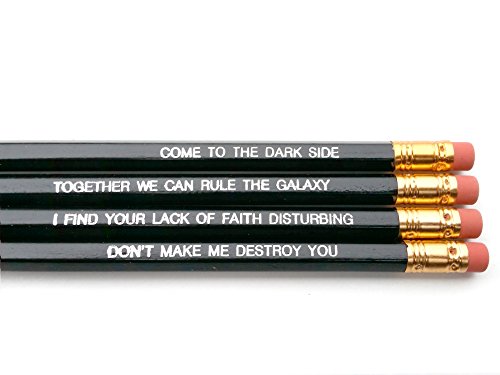 Darth Vader Star Wars Quotes Pencil Set