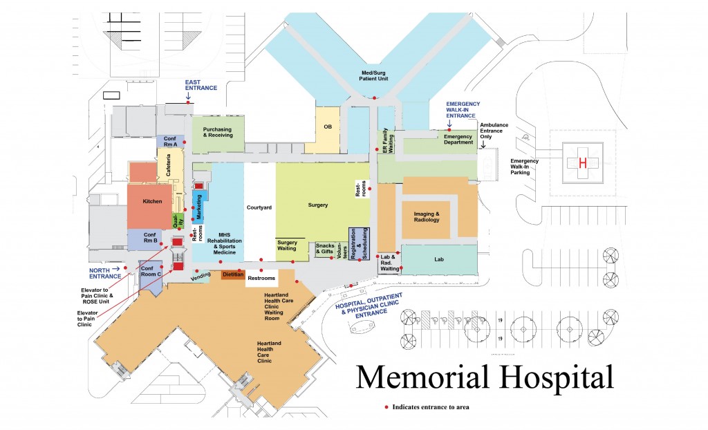 Memorial Hospital Chattanooga Campus Map - United States Map