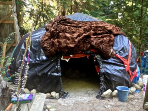 the sweat lodge