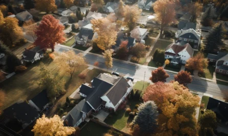 A Serene Street In One Of The Safest Cities In Michigan