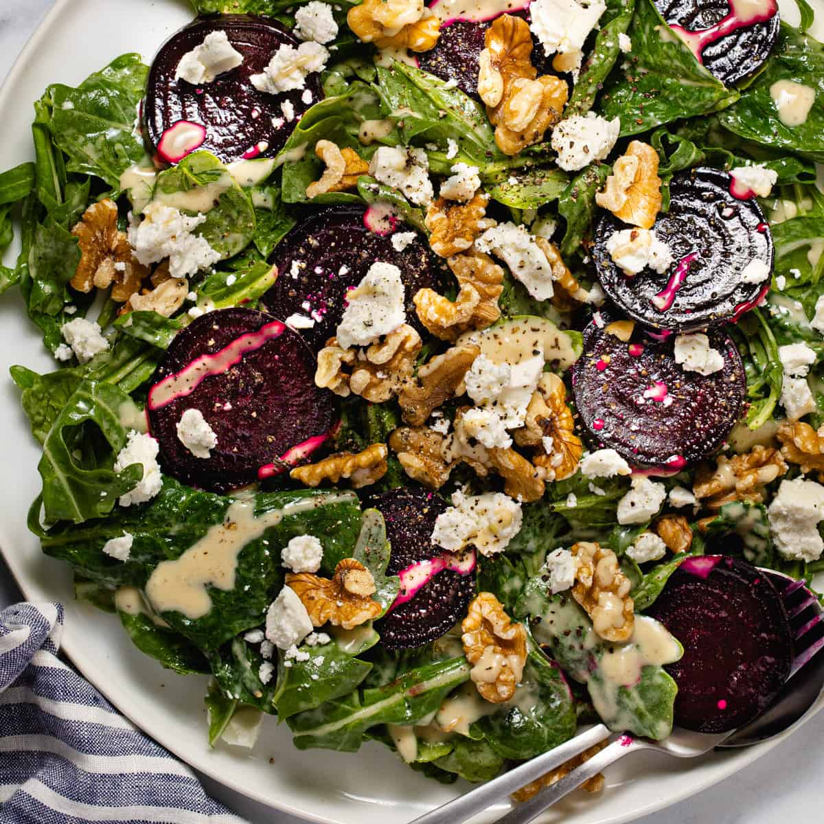 Simple Beetroot Salad with Feta