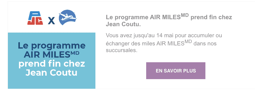 Fin air miles jean coutu