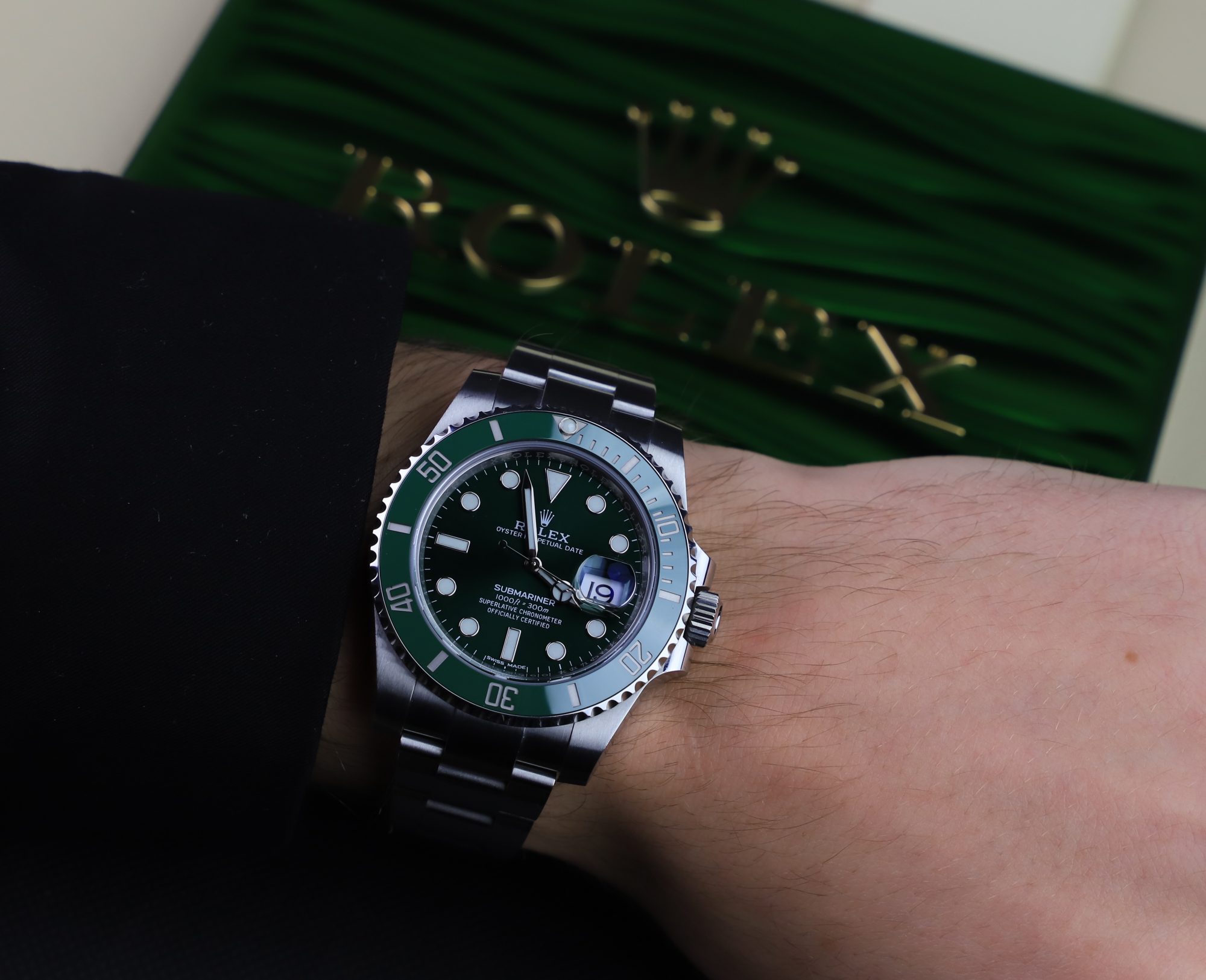 Rolex submariner 116610LV wrist shot